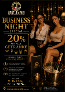 Business Night Special Internationale Ladies Getränkerabatt